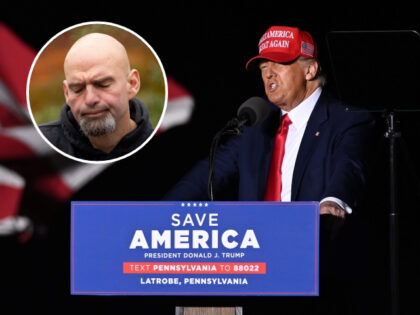 Former US President Donald Trump speaks to a crowd of supporters during a campaign rally in Latrobe, Pennsylvania, US, on Saturday, Nov. 5, 2022. Republican Senate candidate Mehmet Oz has taken the lead in the US Senate race in Pennsylvania against Lieutenant Governor John Fetterman in the final days before …