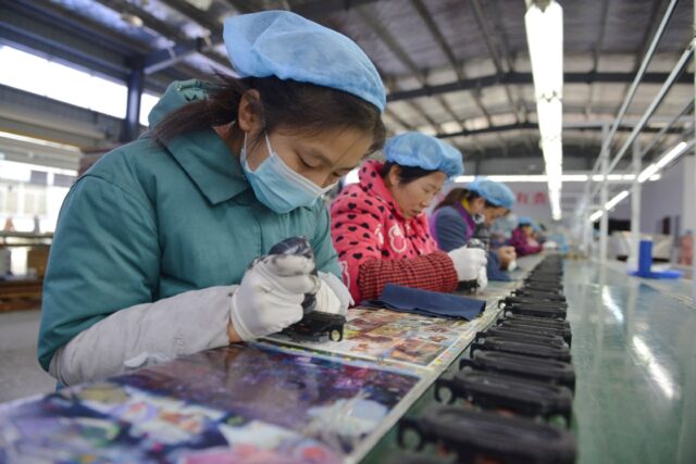 China's factory activity shrank for a second straight month in November, as large swathes