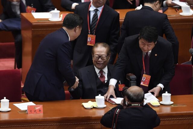 China's former leader Jiang Zemin, who steered the country through a transformational era