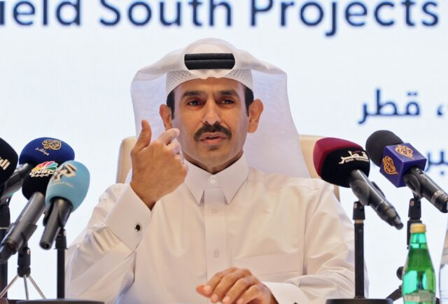 Qatar's Energy Minister Saad Sherida al-Kaabi says up to two million tons of liquefied nat