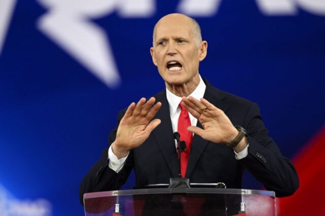 Republican Rick Scott to challenge Mitch McConnell for Senate leadership role
