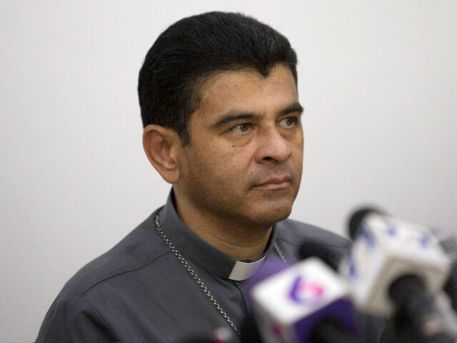 FILE - Monsignor Rolando Alvarez, bishop of Matagalpa, attends a press conference regardin