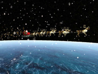 This image provided by NORAD shows NORAD's Santa Tracker. The U.S. military agency known for tracking Santa Claus as he delivers presents on Christmas Eve doesn’t expect COVID-19 or the “bomb cyclone” hitting North America to affect Saint Nick’s global travels. NORAD, the North American Aerospace Defense Command, is responsible …