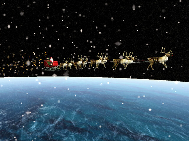 This image provided by NORAD shows NORAD's Santa Tracker. The U.S. military agency known f