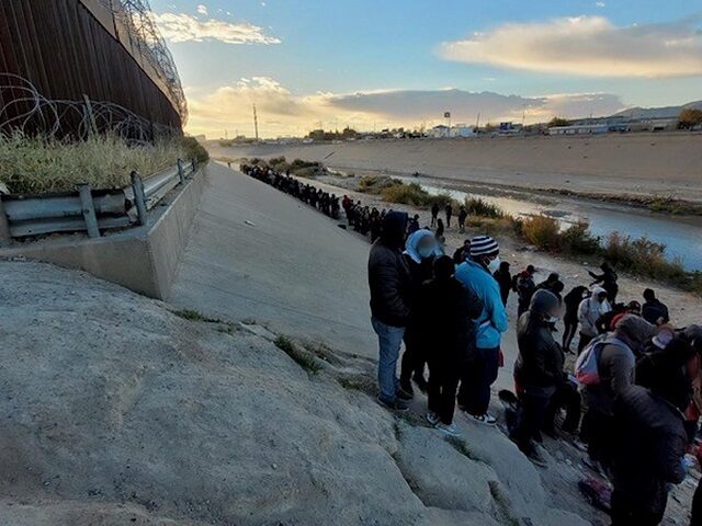 Border Patrol agents in El Paso apprehended nearly 7,400 migrants over the weekend. (U.S.