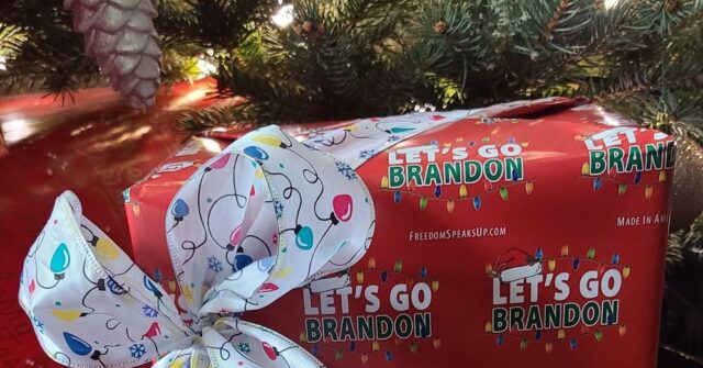 'Let's Go Brandon' Wrapping Paper Doubling Sales from Last Year