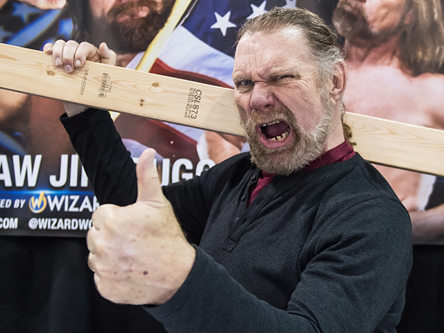 Professional wrestler 'Hacksaw' Jim Duggan attends the 2019 Wizard World Comic Con at Penn