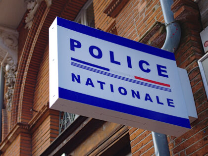 The image shows the facade of the federal police building in Toulouse France