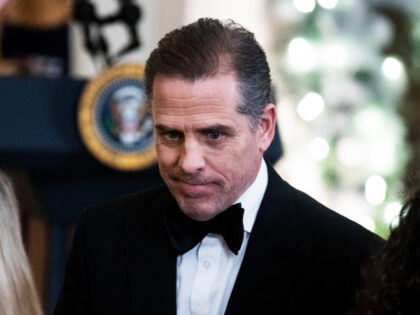 UNITED STATES - DECEMBER 4: Hunter Biden and his wife Melissa Cohen, attend the Kennedy Center Honorees reception in the East Room of the White House on Sunday, December 4, 2022. The honorees were George Clooney, Amy Grant, Gladys Knight, Tania Leon, and the band members of U2, Bono, The …