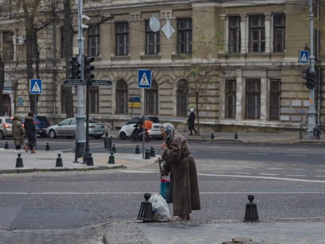 ODESSA, UKRAINE - DECEMBER 01: A view from city during blackout resulted from missile attacks on power plants and water system as Russia-Ukraine war continues in Odessa, Ukraine on December 01, 2022. Even if some restaurants and hotels have generator of autonomous reserve, civilians struggle to live without electricity and …