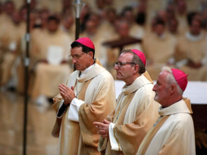 LOS ANGELES, CALIF. -- TUESDAY, SEPTEMBER 8, 2015: Newly ordained auxiliary bishops David