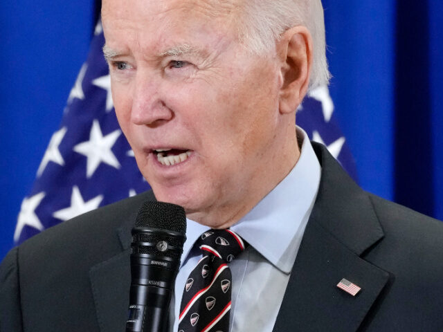President Joe Biden speaks about the PACT Act, which helps veterans get screened for exposure to toxins, at the Major Joseph R. "Beau" Biden III National Guard/Reserve Center in New Castle, Del., Friday, Dec. 16, 2022. (AP Photo/Manuel Balce Ceneta)