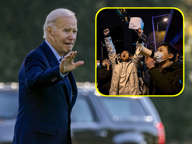 Poll: Half Believe Biden Should Be ‘More Vocal’ in Supporting Chinese Protesters