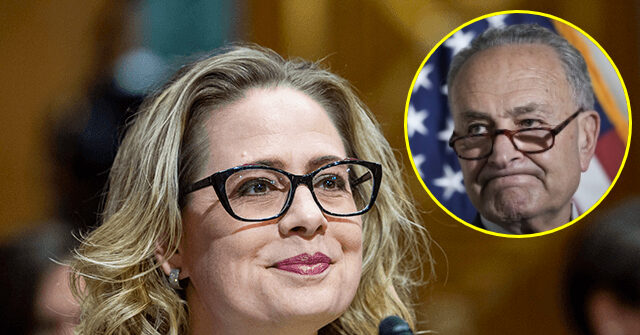 Chuck Schumer Allows Sinema to Keep Committee Posts After She Dumps Party