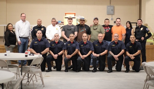 La Salle County law enforcement officials organized the event to honor DPS troopers and other first responders. (Randy Clark/Breitbart Texas)
