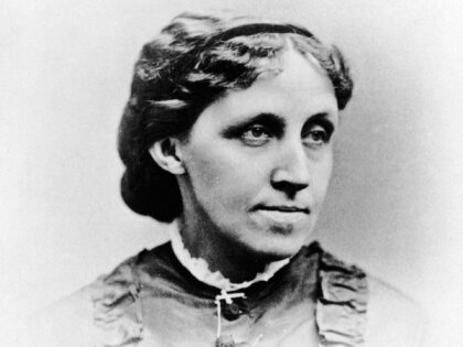 Headshot portrait of American writer Louisa May Alcott (1832 - 1888). (Photo by Hulton Archive/Getty Images)