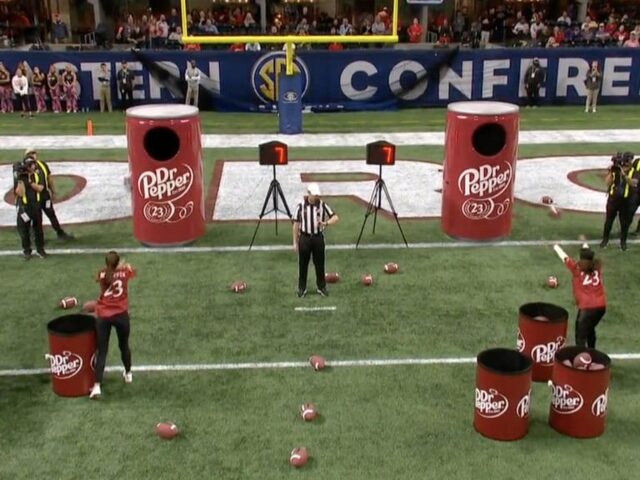WATCH: Football Fans Booed Botched Dr. Pepper Tuition Giveaway, Until This Happened