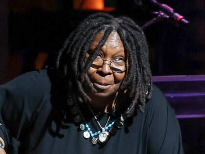 NEW YORK, NEW YORK - JUNE 13: Actress Whoopi Goldberg speaks at the 2022 Apollo Theater Sp