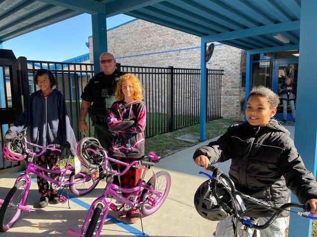 A school resource officer and anonymous donor made Christmas wishes come true for three ch