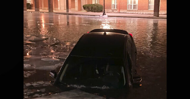 Indianapolis Woman Drives Vehicle on Frozen Canal, Crashes Through Ice - Vimarsana News
