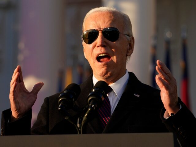 President Joe Biden speaks during a bill signing ceremony for the Respect for Marriage Act