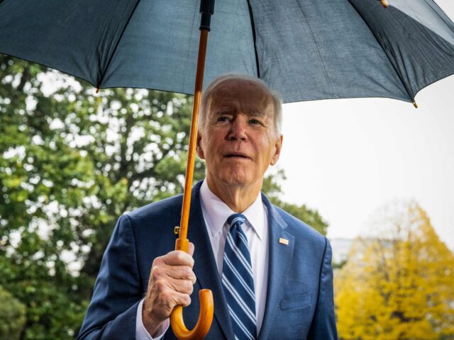 US President Joe Biden speaks to the media as he walks to Marine One prior to departing from the South Lawn of the White House in Washington, DC, December 6, 2022, as he travels to Arizona. (Photo by SAUL LOEB / AFP) (Photo by SAUL LOEB/AFP via Getty Images)