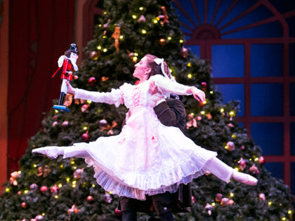 PORTLAND, ME - NOVEMBER 22: Adrienne Pelletier performs the part of Clara during a dress rehearsal for the Maine State Ballet's 40th anniversary production of The Nutcracker. The show runs Friday, Saturday and Sundays from November 25 through December 4, 2016 at Merrill Auditorium. (Photo by Derek Davis/Portland Portland Press …
