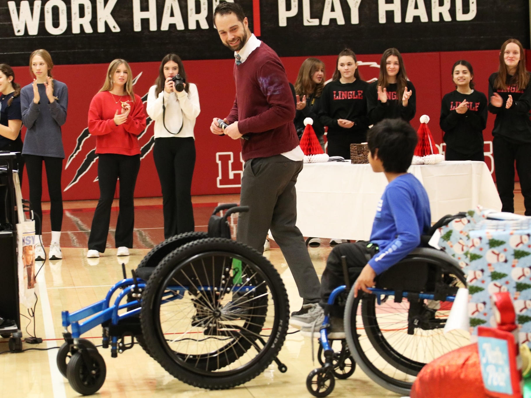 WATCH: Student Given Athletic Wheelchair from Anonymous Donor - Vimarsana News