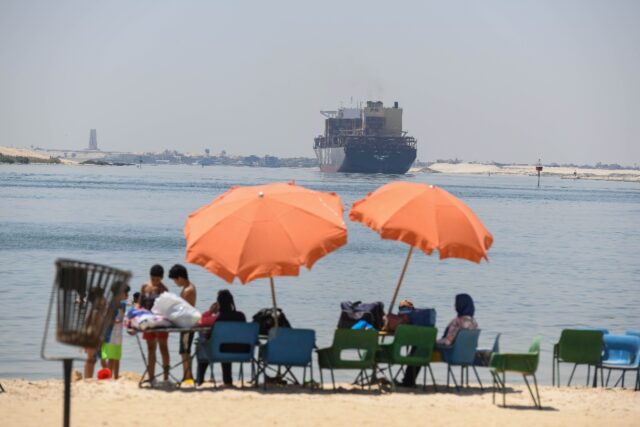 The Egyptian city of Ismailia sits on the Suez Canal and has largely been spared the deadl