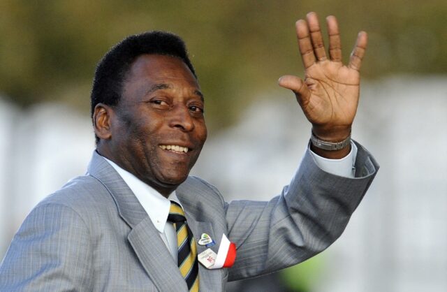 Football legend Pele, pictured in 2009, was in hospital over Christmas undergoing treatmen