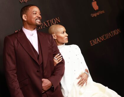 Will Smith and his wife Jada Pinkett Smith attended the Los Angeles premiere of 'Emancipation,' where he told the audience it was 'an absolute monster of a difficult film to make'