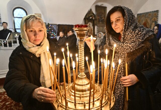 Some Ukrainian churches decided to observe Christmas on December 25 and not January 7, as