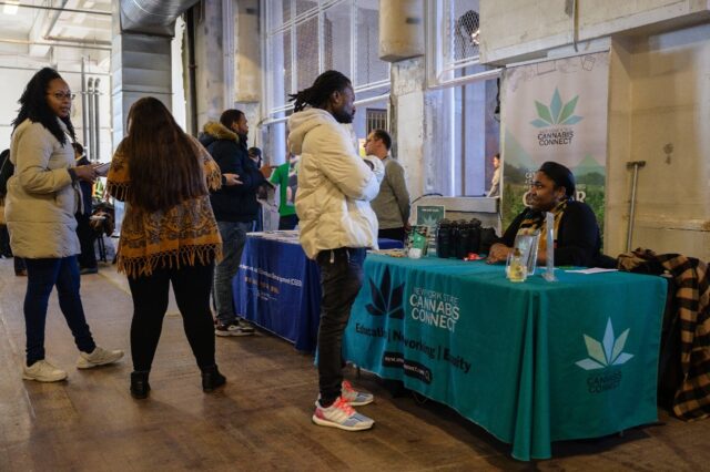 Visitors learned how to apply for a legal cannabis license during an event in the Bronx on