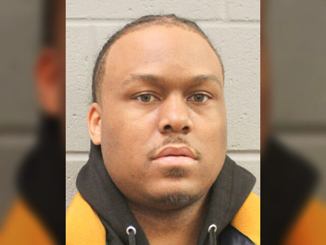 This image provided by the Houston Police Dept., shows Patrick Xavier Clark, 33, who arrested in the fatal shooting of rapper Takeoff, who was killed last month outside a bowling alley in Houston. (Houston Police Dept. via AP)