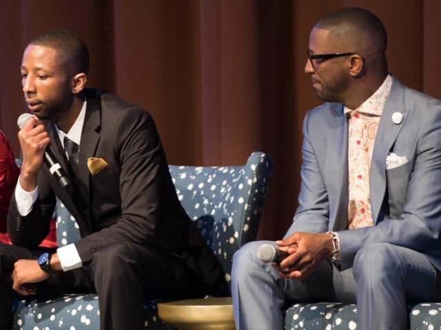 ATLANTA, GA - MAY 04: Rapper Da Brat, Brandon Smiley, and comedian Rickey Smiley on stage