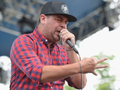 Dryden Mitchell of Alien Ant Farm performs during Inkcarceration Music & Tattoo Festival at Ohio State Reformatory on July 14, 2018 in Mansfield, Ohio. (Photo by Duane Prokop/Getty Images)