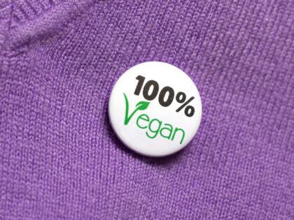 button badge 100% vegan