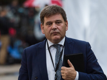 LONDON, UNITED KINGDOM - SEPTEMBER 25: Conservative Party MP Andrew Bridgen is pictured outside the Houses of Parliament as MPs return to their duties after prorogation has been quashed by the Supreme Court judges on 25 September, 2019 in London, England. The House of Commons reconvenes today following the Supreme …