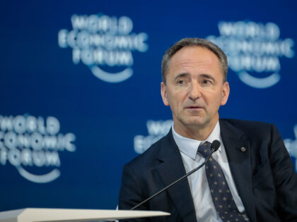 Jim Hagemann Snabe, chairman of Siemans AG, pauses during a panel session on the opening day of the World Economic Forum (WEF) in Davos, Switzerland, on Tuesday, Jan. 21, 2020. World leaders, influential executives, bankers and policy makers attend the 50th annual meeting of the World Economic Forum in Davos …