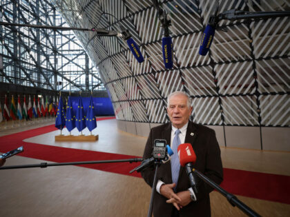 High Representative of the Union for Foreign Affairs and Security Policy Josep Borrell Fontelles arrives at the EUCO, the EU leaders summit, does a stand-up statement to the cameras and talks to the media while answering questions from journalists and the press. The EU leaders will focus to the energy …