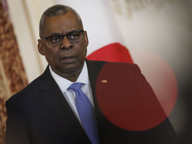 Lloyd Austin, US secretary of defense, speaks during a news conference at the State Department in Washington, DC, US, on Wednesday, Jan. 11, 2023. The US and Japan announced plans to strengthen defense cooperation on land, at sea and in space as they expressed growing concern about the growing challenge …