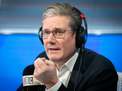 Labour Party leader Sir Keir Starmer takes part in Call Keir, his regular phone-in on LBC'