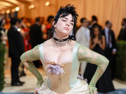 Billie Eilish attends The 2022 Met Gala Celebrating "In America: An Anthology of Fashion" at The Metropolitan Museum of Art on May 02, 2022 in New York City. (Photo by Theo Wargo/WireImage)