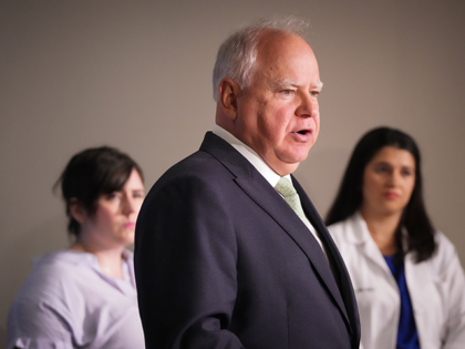 Minnesota Governor Tim Walz reinstates his support of women's health care in a press confe