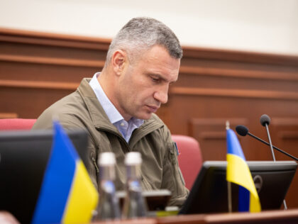 Vitalii Klychko, The Mayor Of Kyiv, At The Plenary Session Of The Kyiv City Council