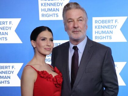 Hilaria Baldwin and Alec Baldwin attend the 2022 Robert F. Kennedy Human Rights Ripple of Hope Gala at New York Hilton on December 06, 2022 in New York City. (Photo by Mike Coppola/Getty Images for 2022 Robert F. Kennedy Human Rights Ripple of Hope Gala)