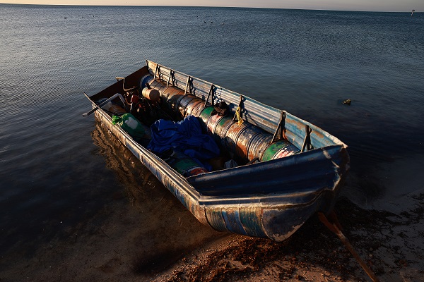 Migrants crossing the Florida Strait often use dangerous, often homemade, boats.  (Photo by Joe Raedle/Getty Images)
