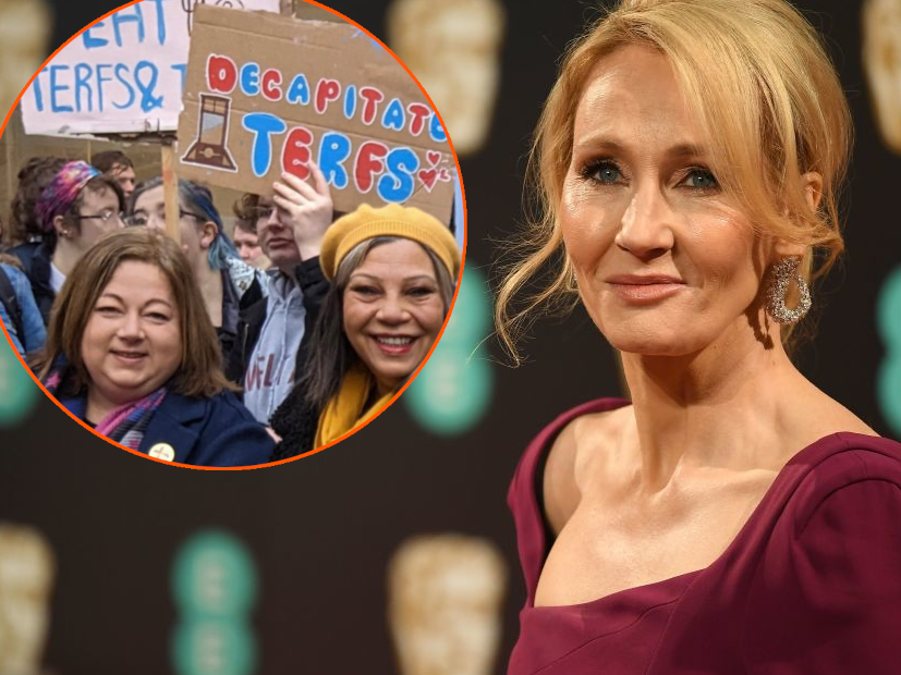 JK Rowling Questions Why Politicians Pictured With Decapitate Terfs Sign - Vimarsana News