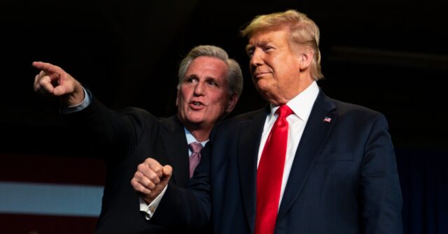 Donald Trump Renews Support for Kevin McCarthy