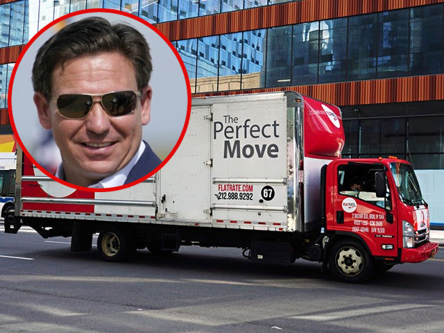 Moving Van, NYC, Ron DeSantis, Cindy Ord_Getty Images